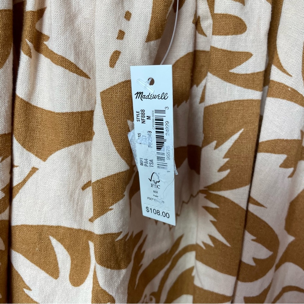 Madewell Linen-Blend Cami Midi Dress in Tropicale Floral - Picture 12 of 13